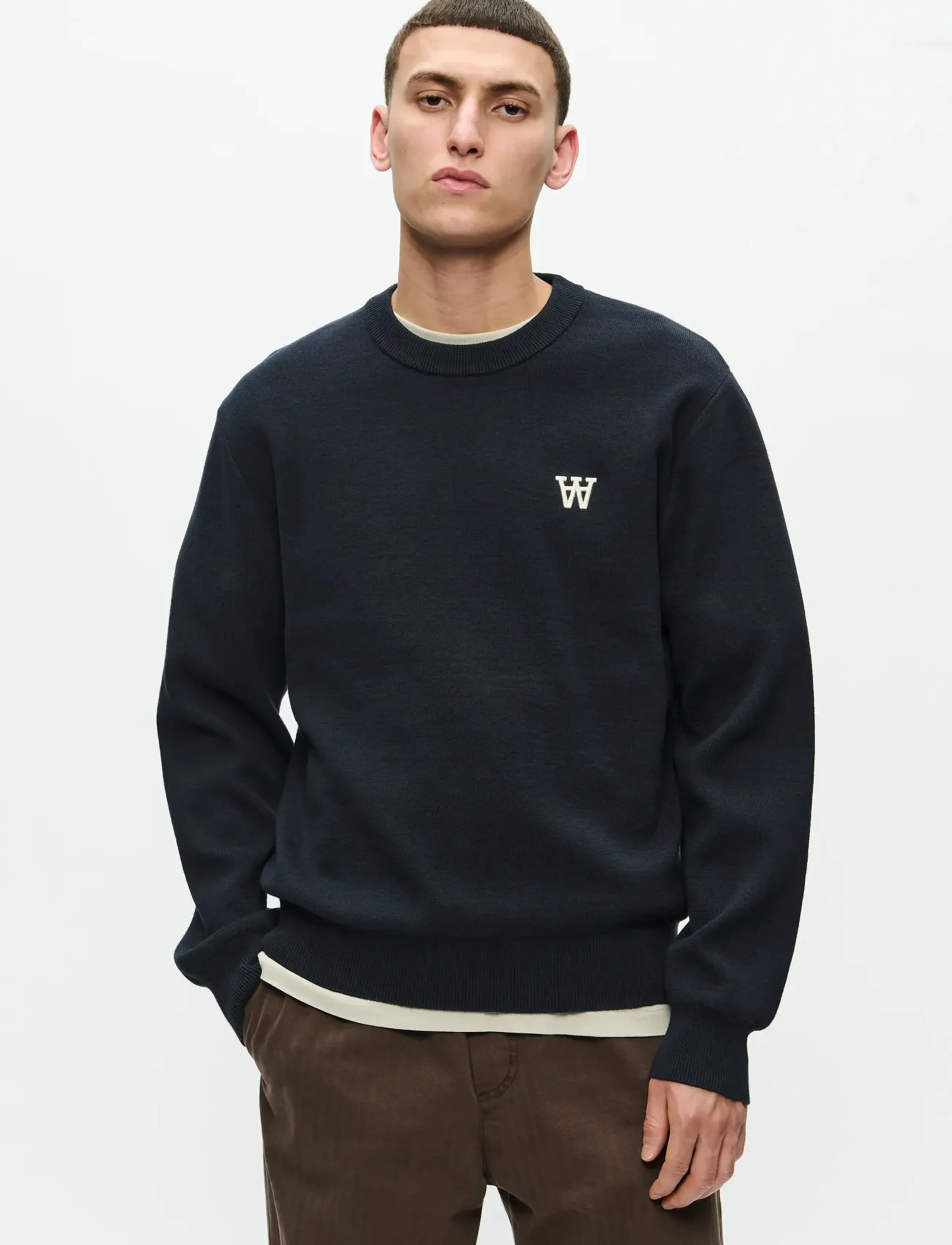 WOOD WOOD - WWCurt crew neck 25212 - rund hals - salute - 1