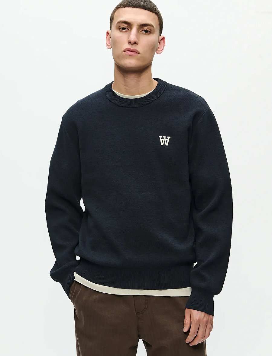 WOOD WOOD - WWCurt crew neck 25212 - round necks - salute - 1