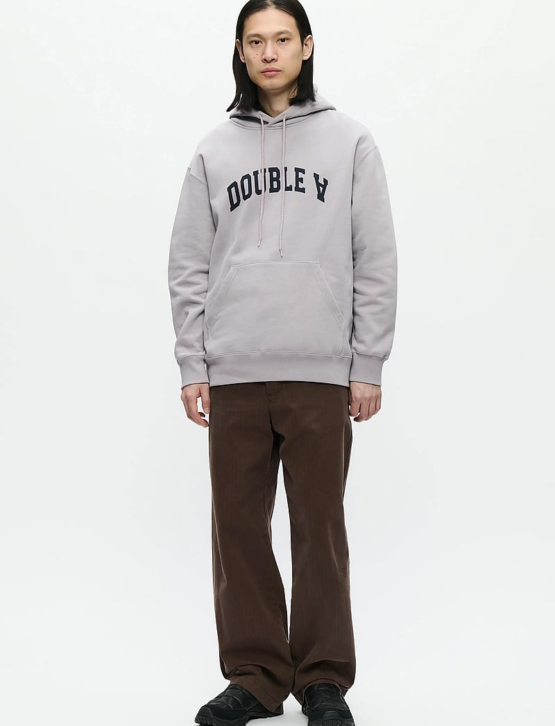 WOOD WOOD - WWJames hoodie AAarc 25219 - hoodies - minimal gray - 2