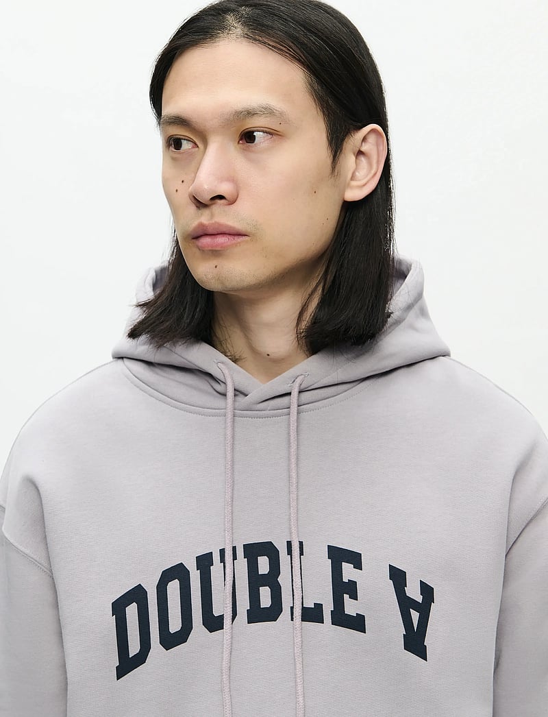 WOOD WOOD - WWJames hoodie AAarc 25219 - hoodies - minimal gray - 4