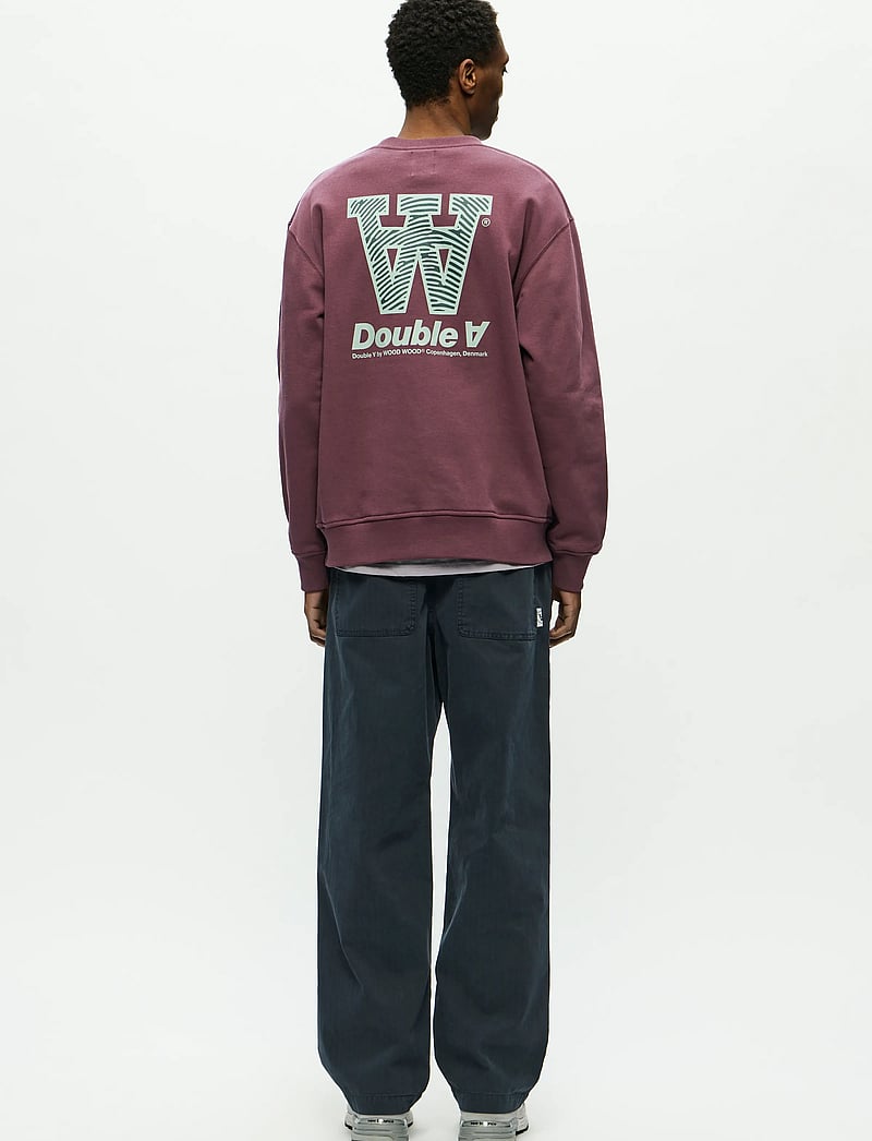 WOOD WOOD - WWJames crew neck AAneue 25219 - shoppa efter stil - decadent chocolate - 3