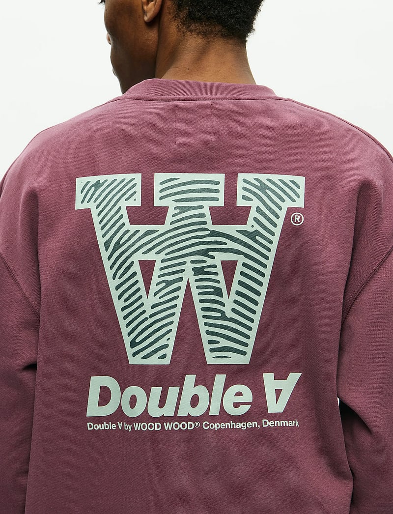 WOOD WOOD - WWJames crew neck AAneue 25219 - shoppa efter stil - decadent chocolate - 4