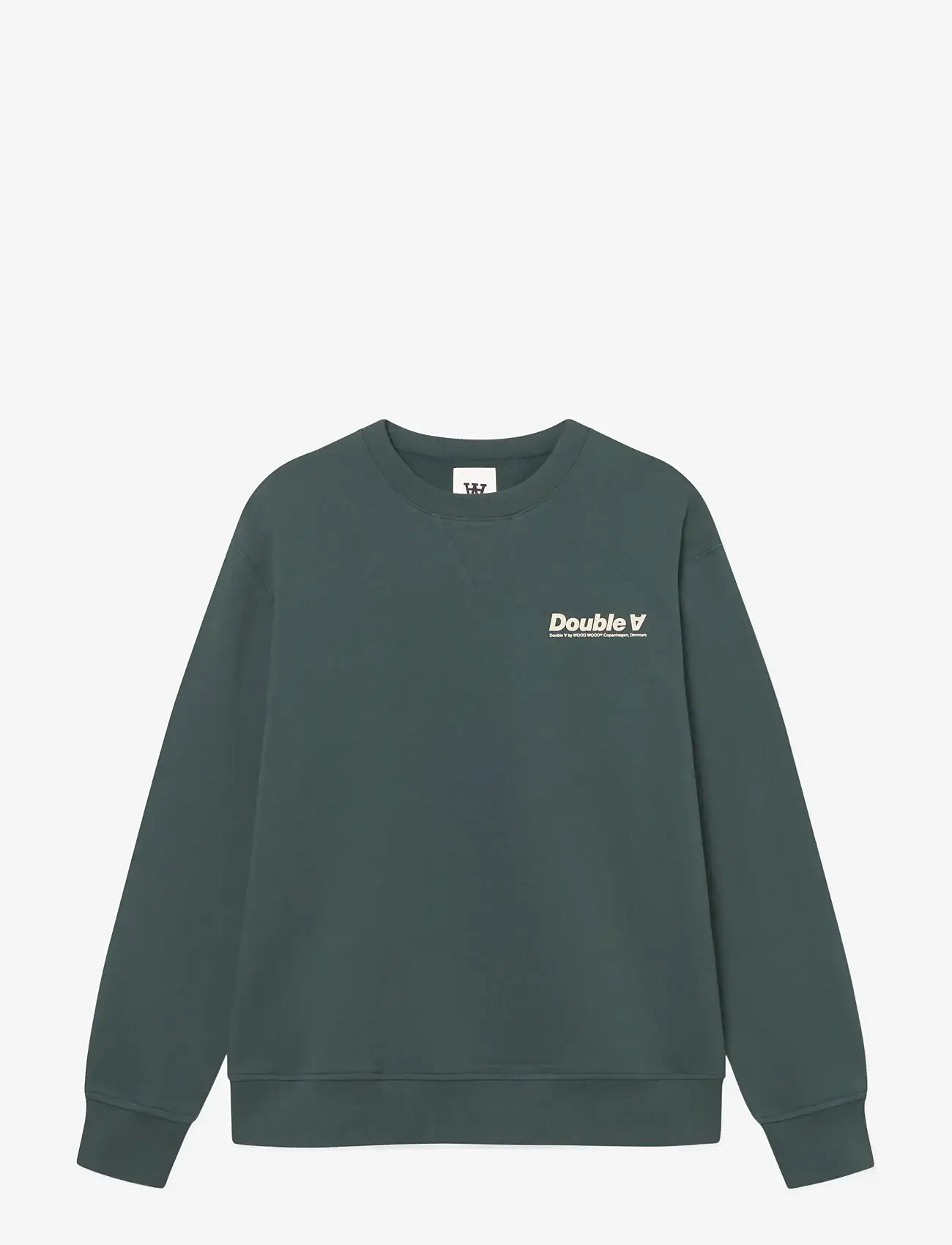 WOOD WOOD - WWJames crew neck AAneue 25219 - shoppa efter stil - green gables - 1