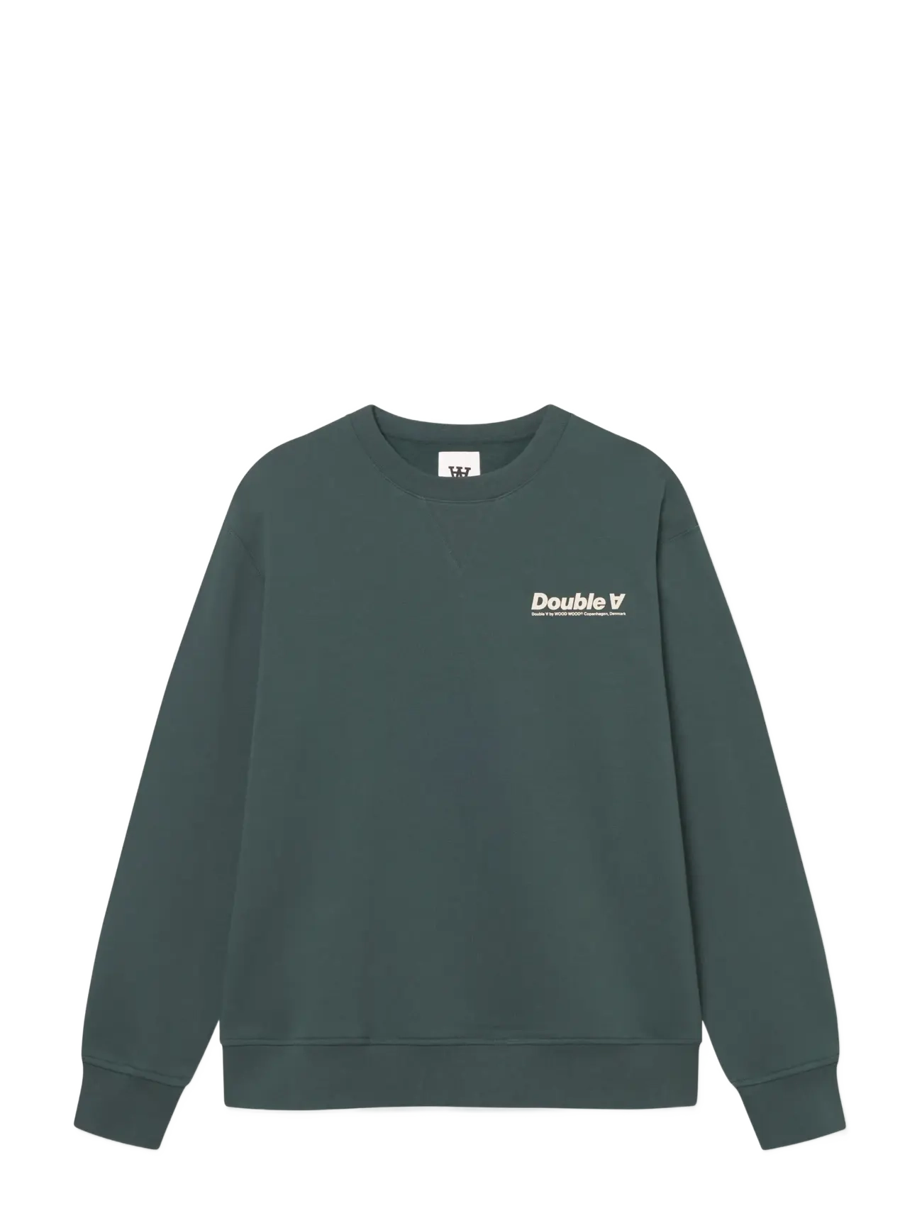 WOOD WOOD WWJames crew neck AAneue 25219 - Sweatshirts - GREEN GABLES / green