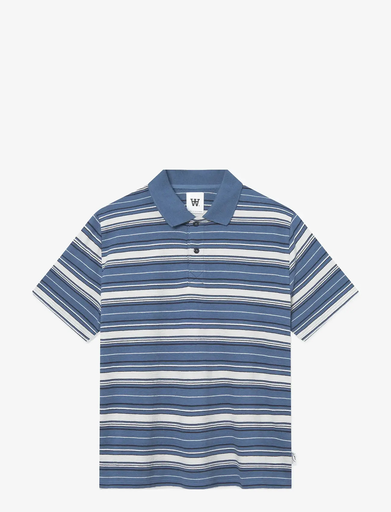 WOOD WOOD - WWColton polo 25218 - lühikeste varrukatega polod - bluefin stripe - 1