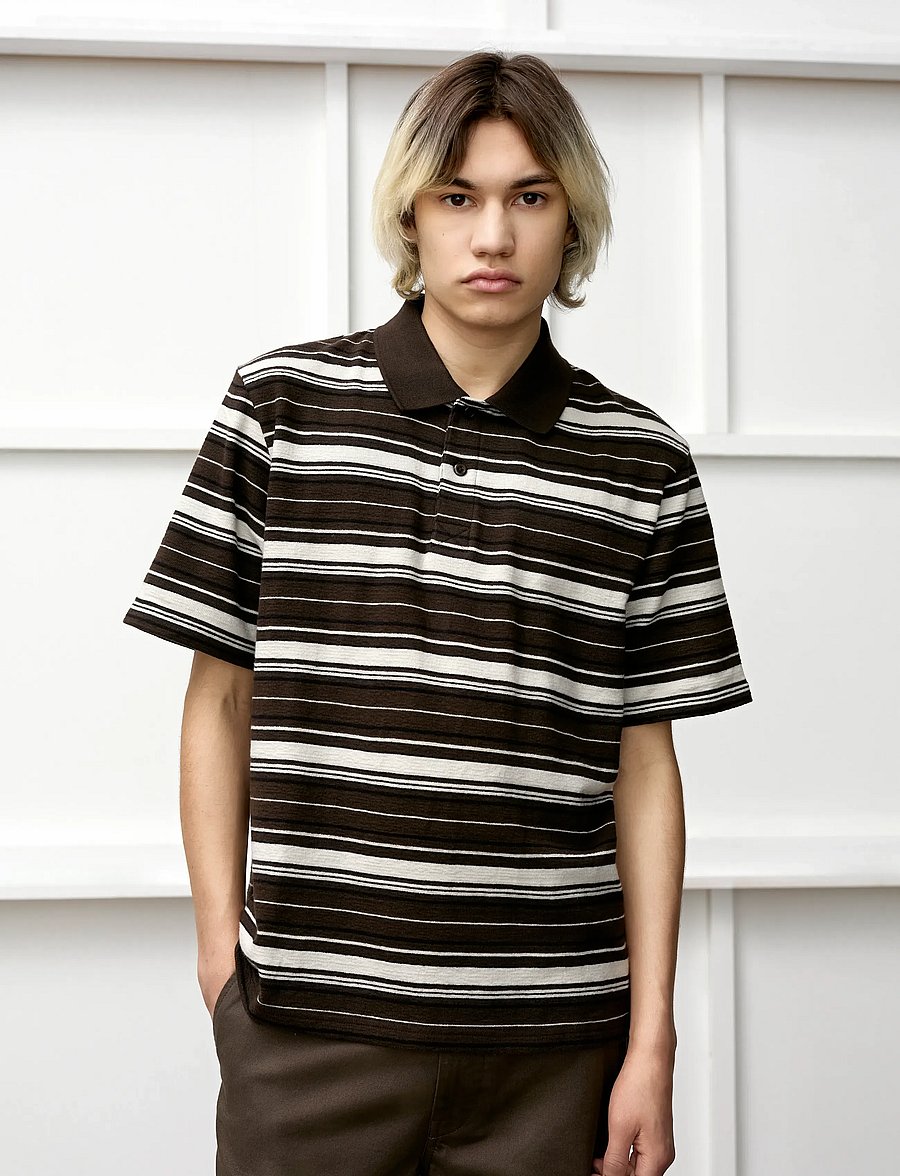 WOOD WOOD - WWColton polo 25218 - kortærmede poloer - delicioso stripe - 0