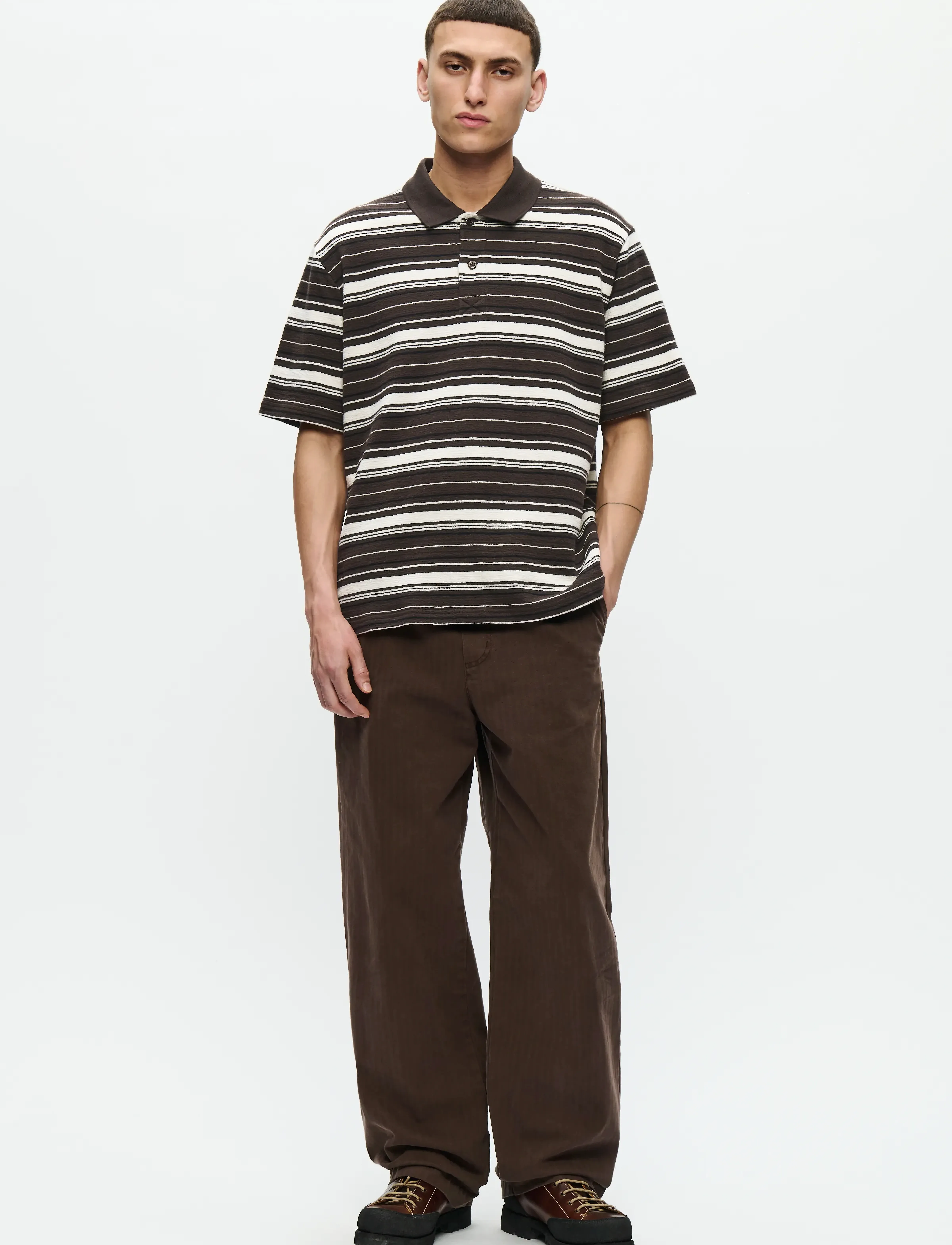 WOOD WOOD - WWColton polo 25218 - kortärmade pikéer - delicioso stripe - 2