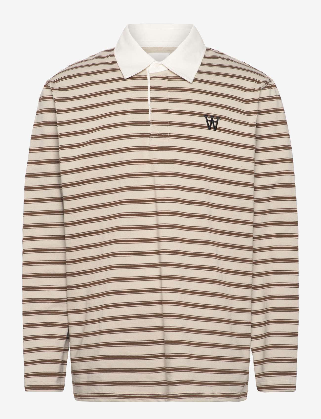 WOOD WOOD - WWLandon polo 25215 - pikkade varrukatega polod - desert palm stripe - 1