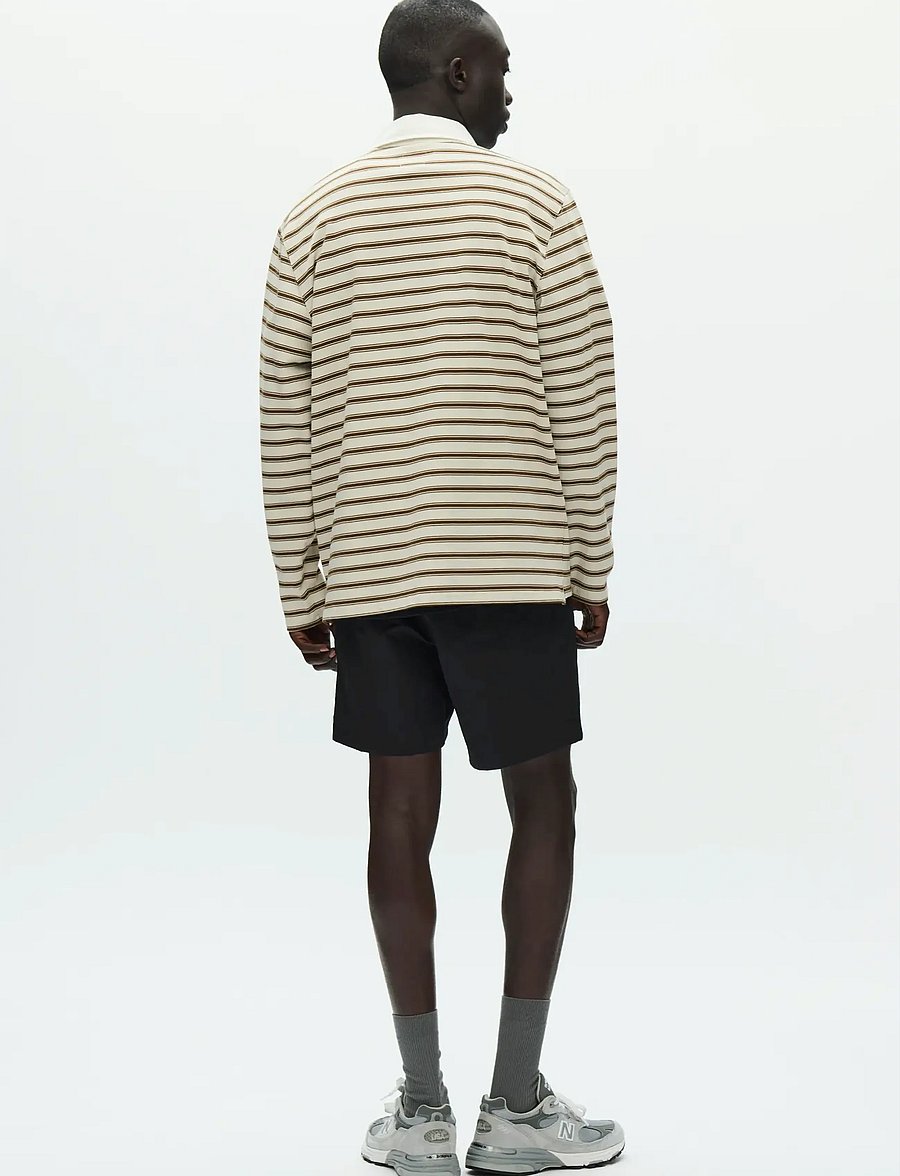 WOOD WOOD - WWLandon polo 25215 - langærmede poloer - desert palm stripe - 4