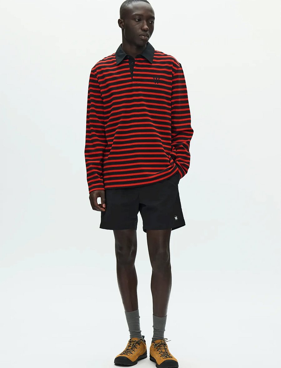 WOOD WOOD - WWLandon polo 25215 - langærmede poloer - poinciana stripe - 4