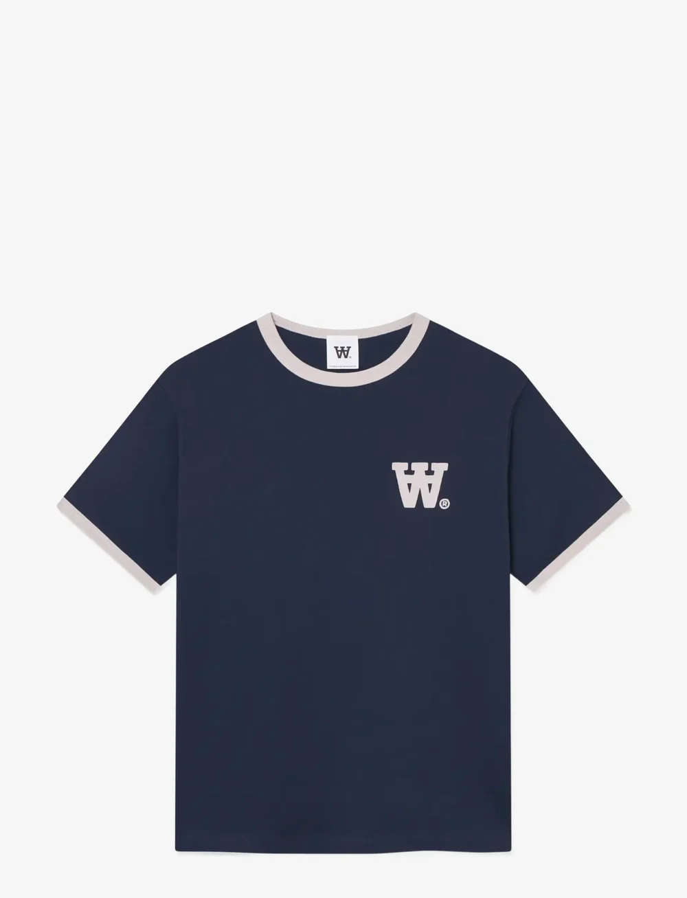 WOOD WOOD - WWParker tee 25214 - kortärmade t-shirts - salute - 1