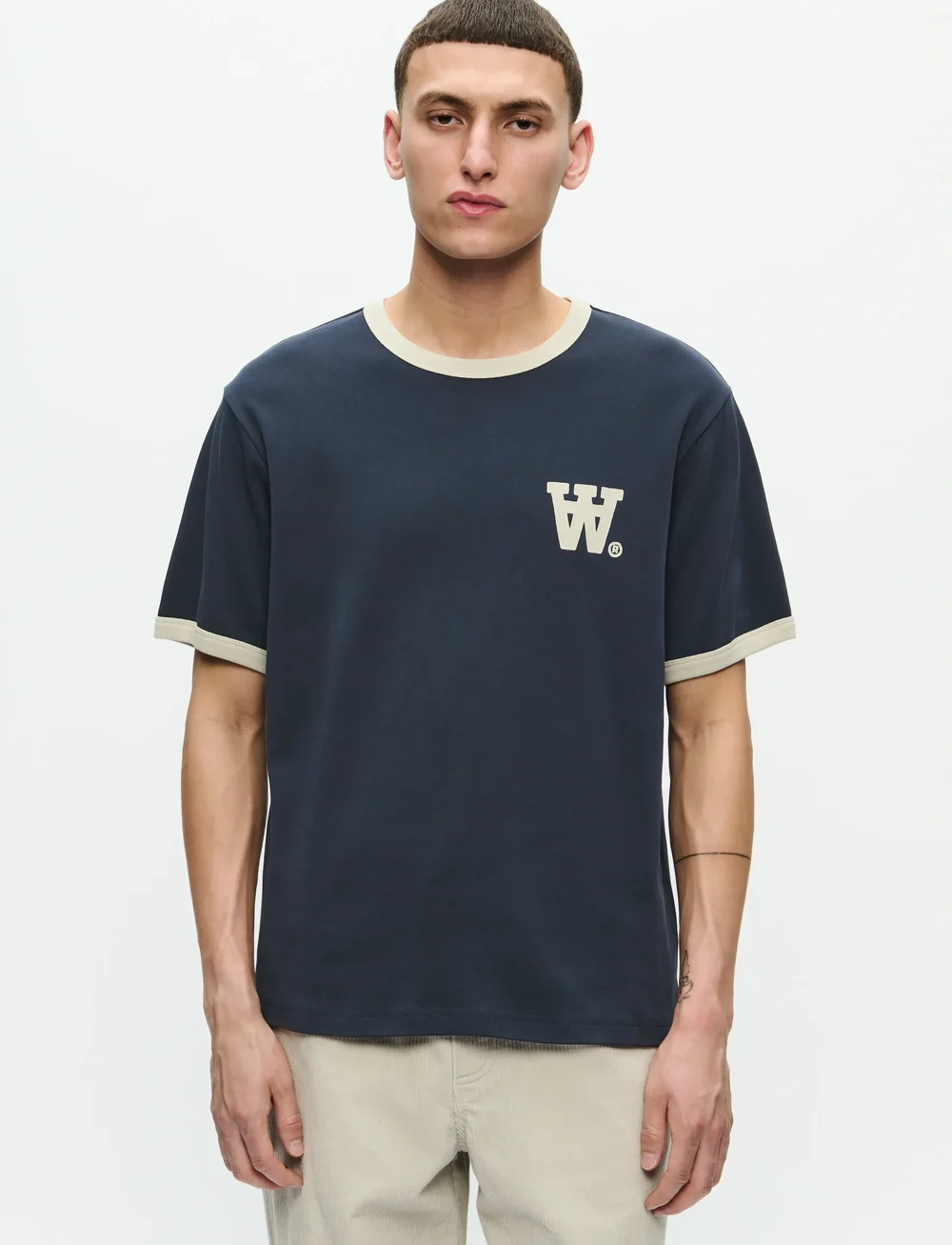 WOOD WOOD - WWParker tee 25214 - kortärmade t-shirts - salute - 3