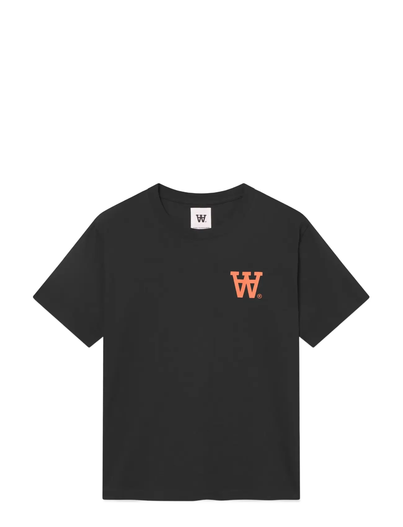 WOOD WOOD - WWLiam tee AAchest 25220 - marškinėliai trumpomis rankovėmis - black - 1