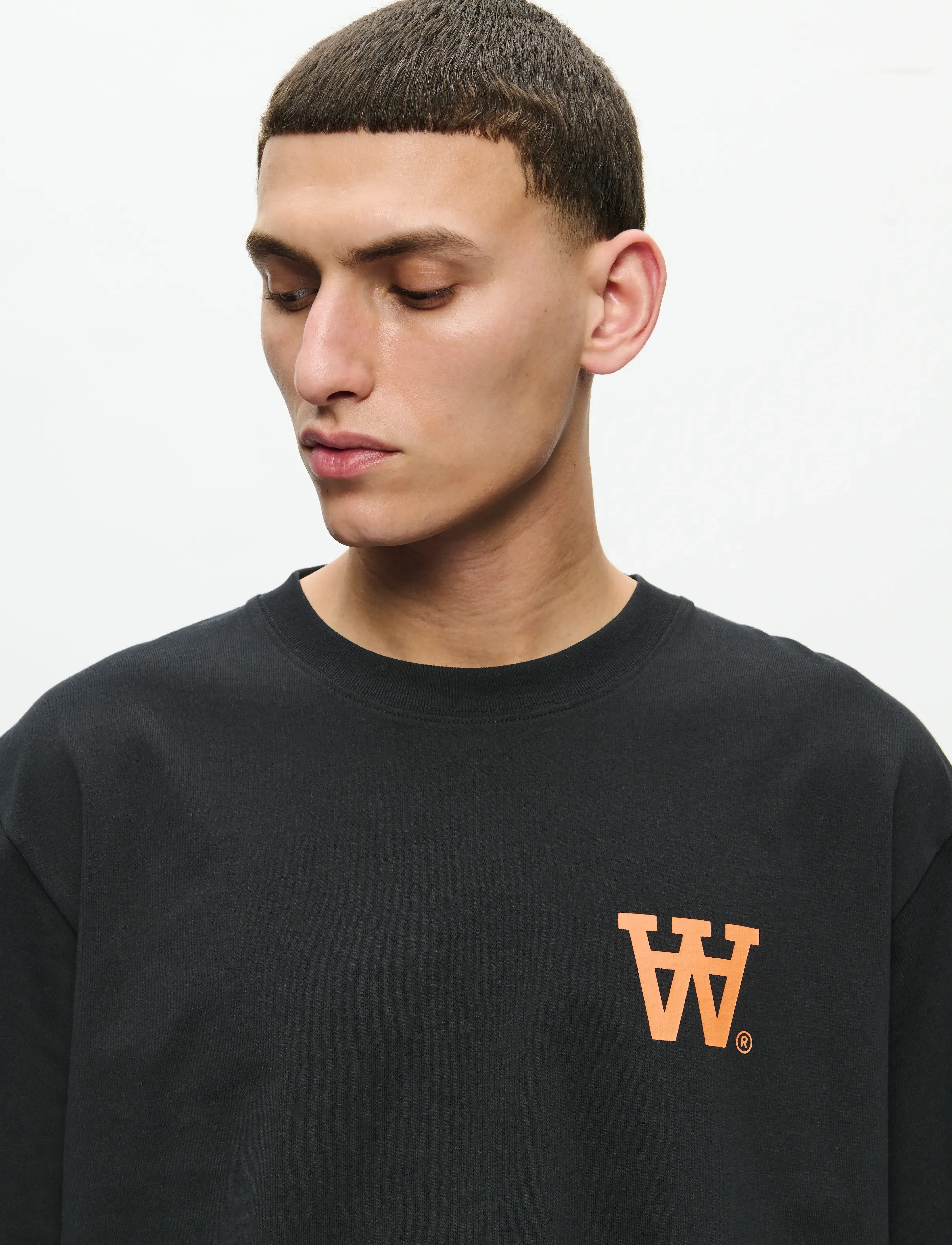 WOOD WOOD - WWLiam tee AAchest 25220 - marškinėliai trumpomis rankovėmis - black - 4