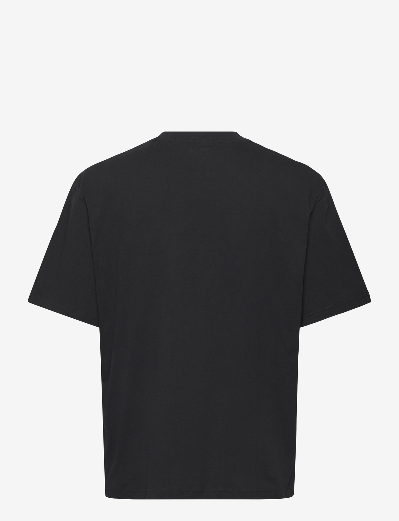 WOOD WOOD - WWLiam tee AAchest 25220 - lühikeste varrukatega t-särgid - black with white - 2