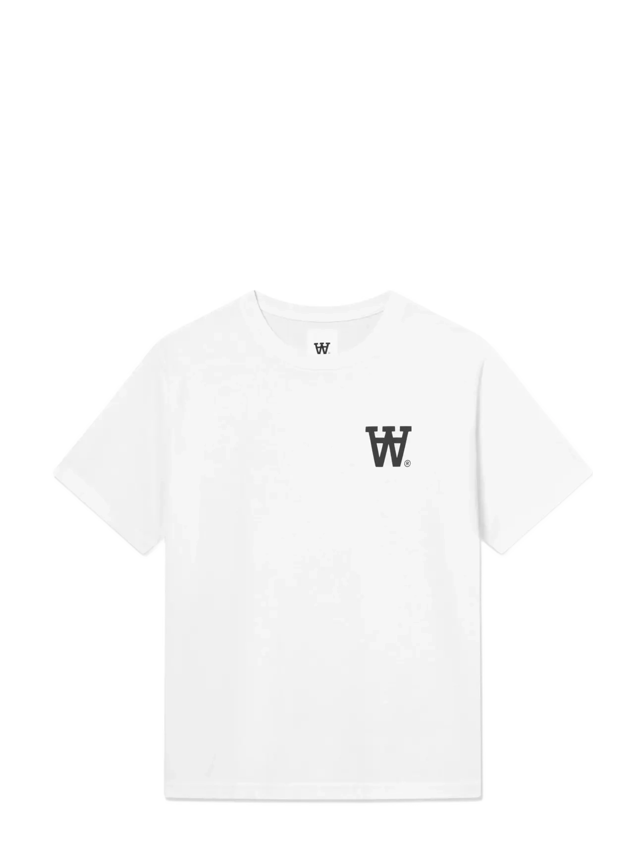 WOOD WOOD - WWLiam tee AAchest 25220 - kortærmede t-shirts - bright white - 1