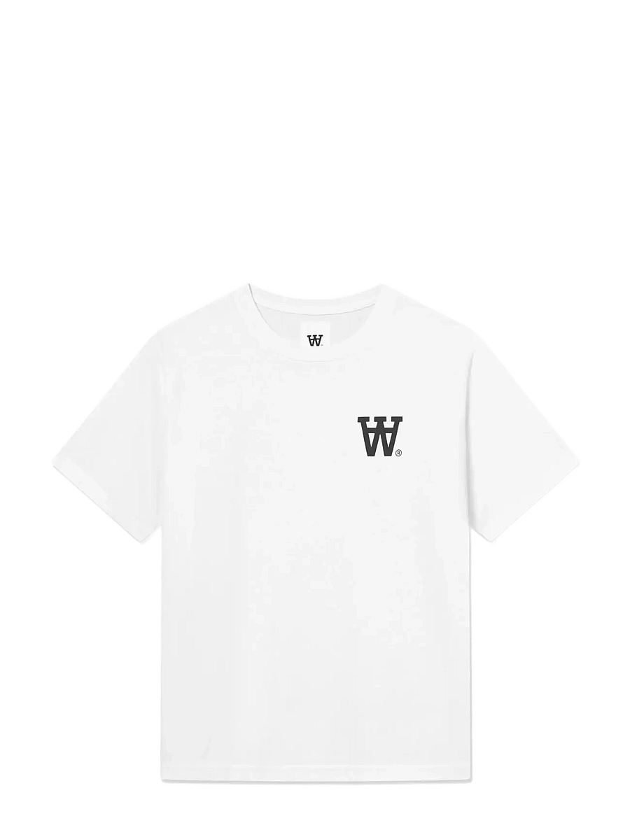 WOOD WOOD - WWLiam tee AAchest 25220 - lühikeste varrukatega t-särgid - bright white - 1