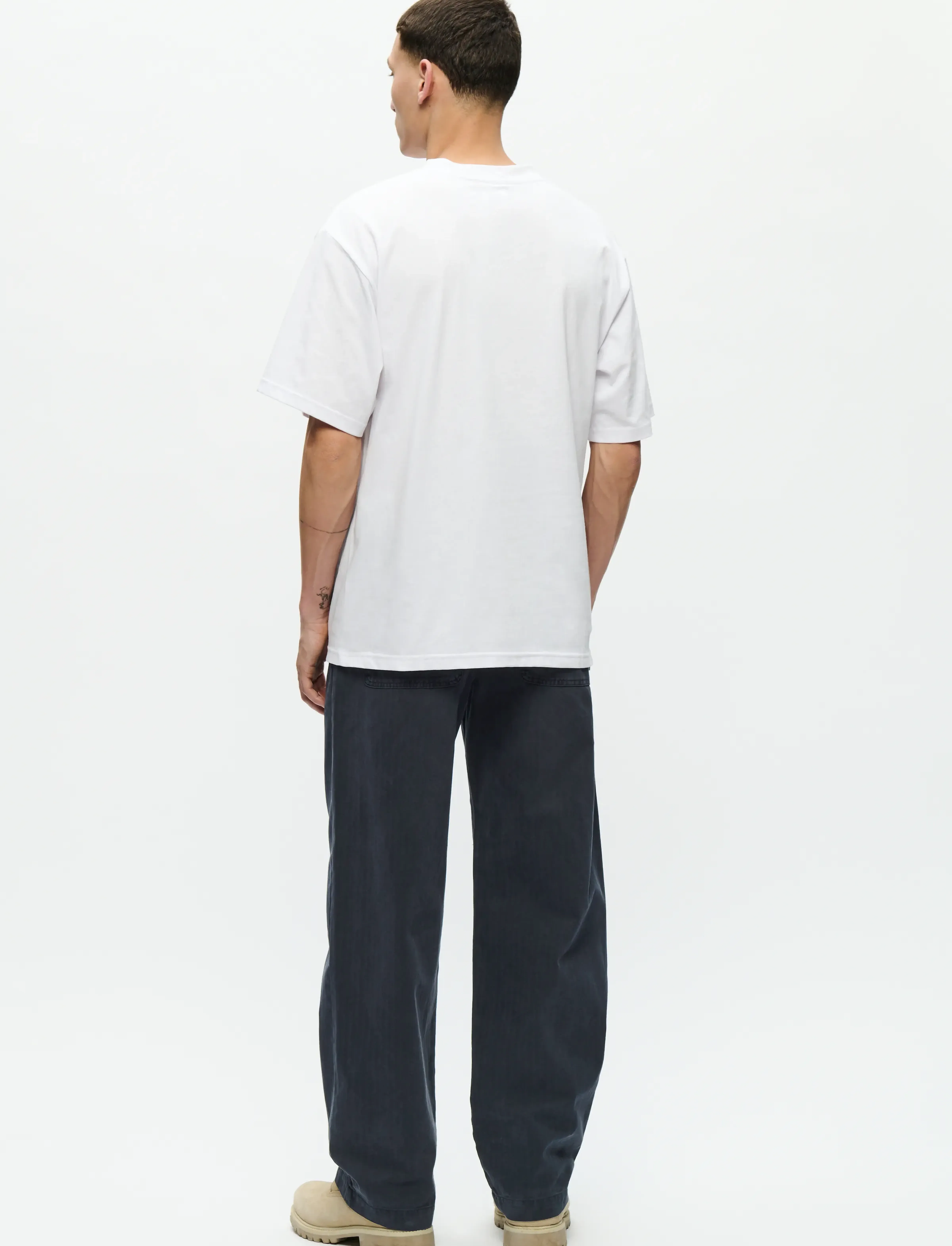 WOOD WOOD - WWLiam tee AAchest 25220 - kortærmede t-shirts - bright white - 3