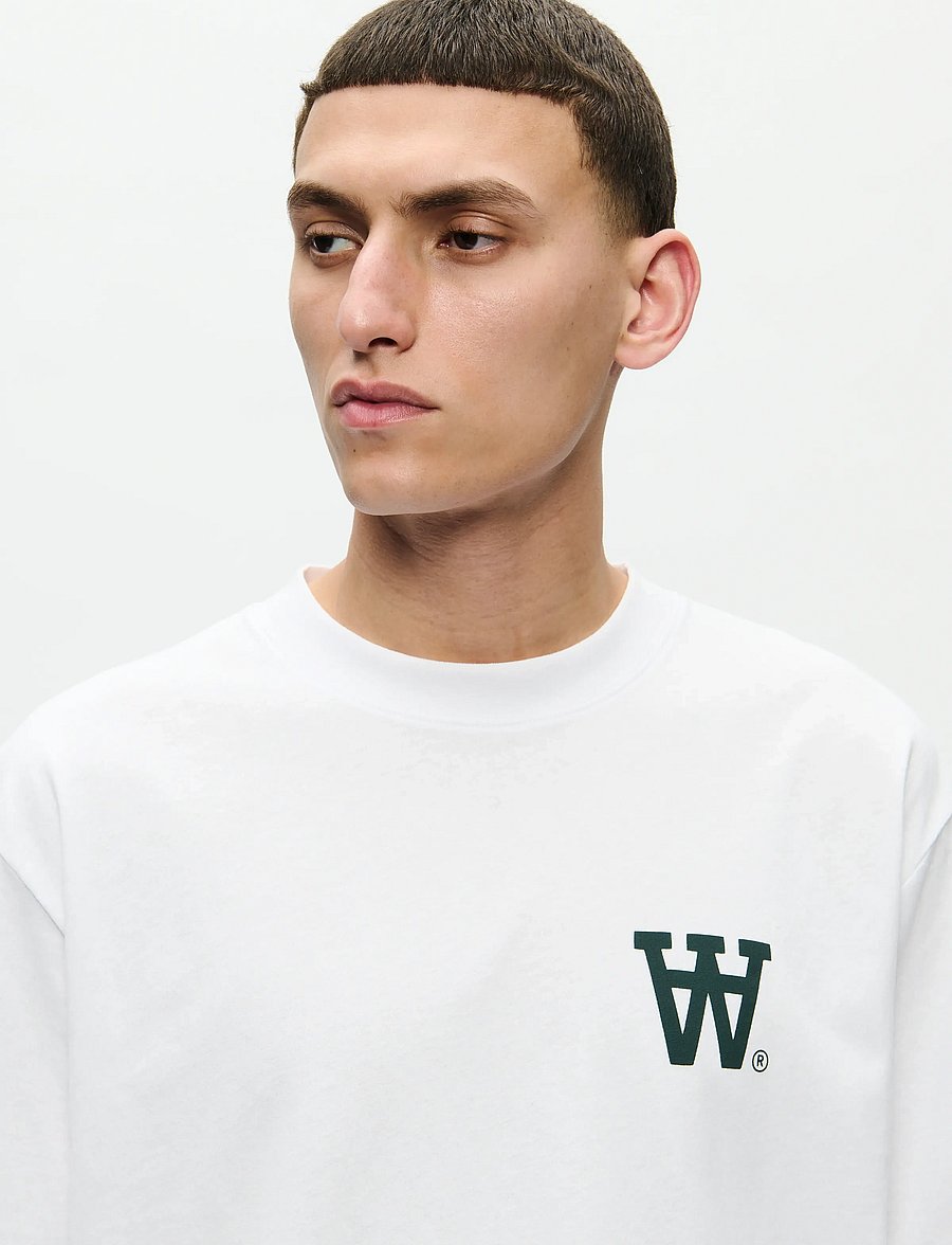 WOOD WOOD - WWLiam tee AAchest 25220 - lühikeste varrukatega t-särgid - bright white - 4