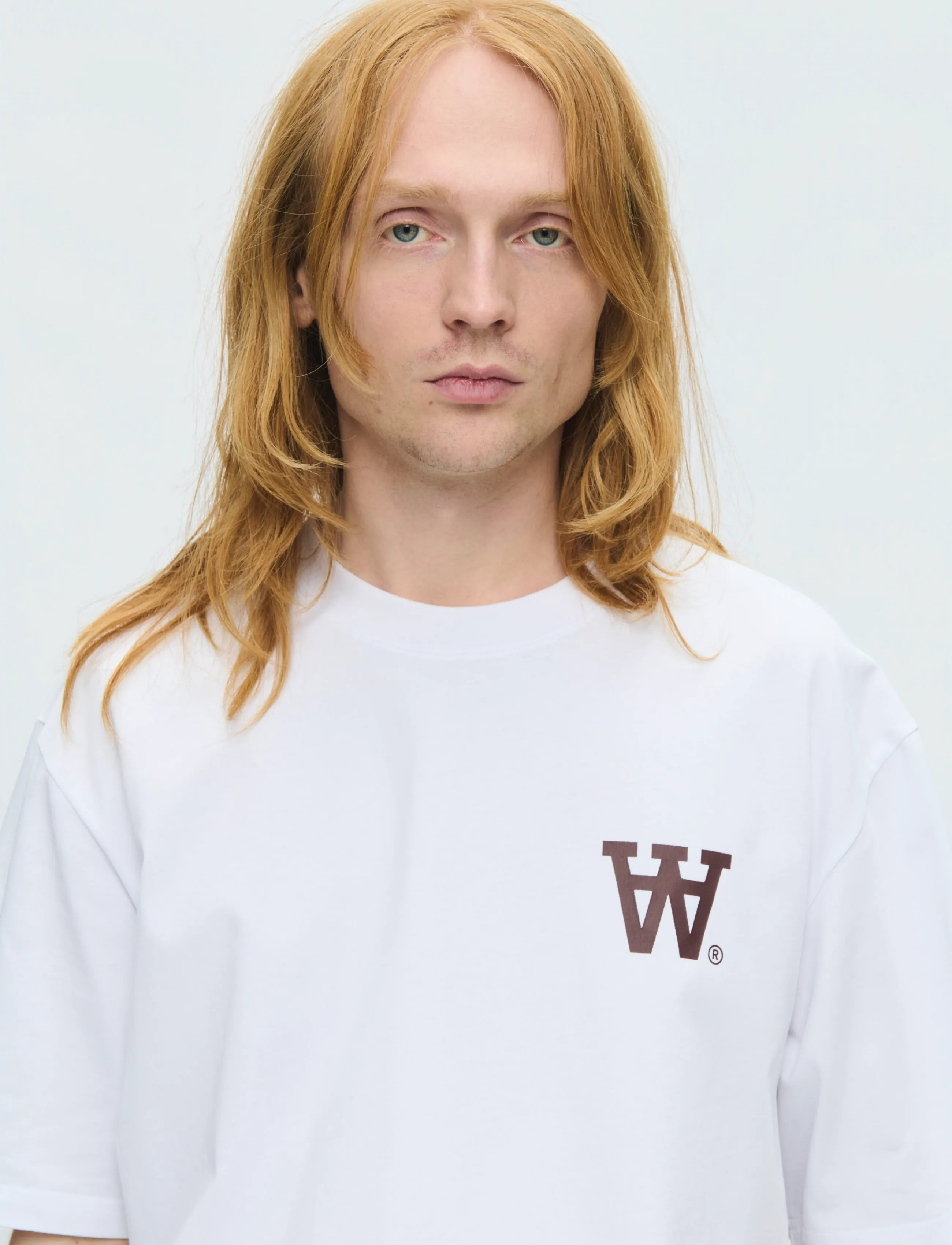 WOOD WOOD - WWLiam tee AAchest 25220 - kortærmede t-shirts - bright white dc - 4