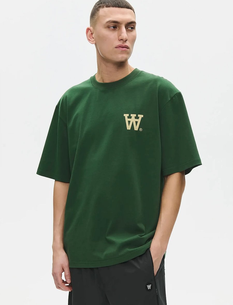 WOOD WOOD - WWLiam tee AAchest 25220 - kurzärmelige t-shirts - eden - 0