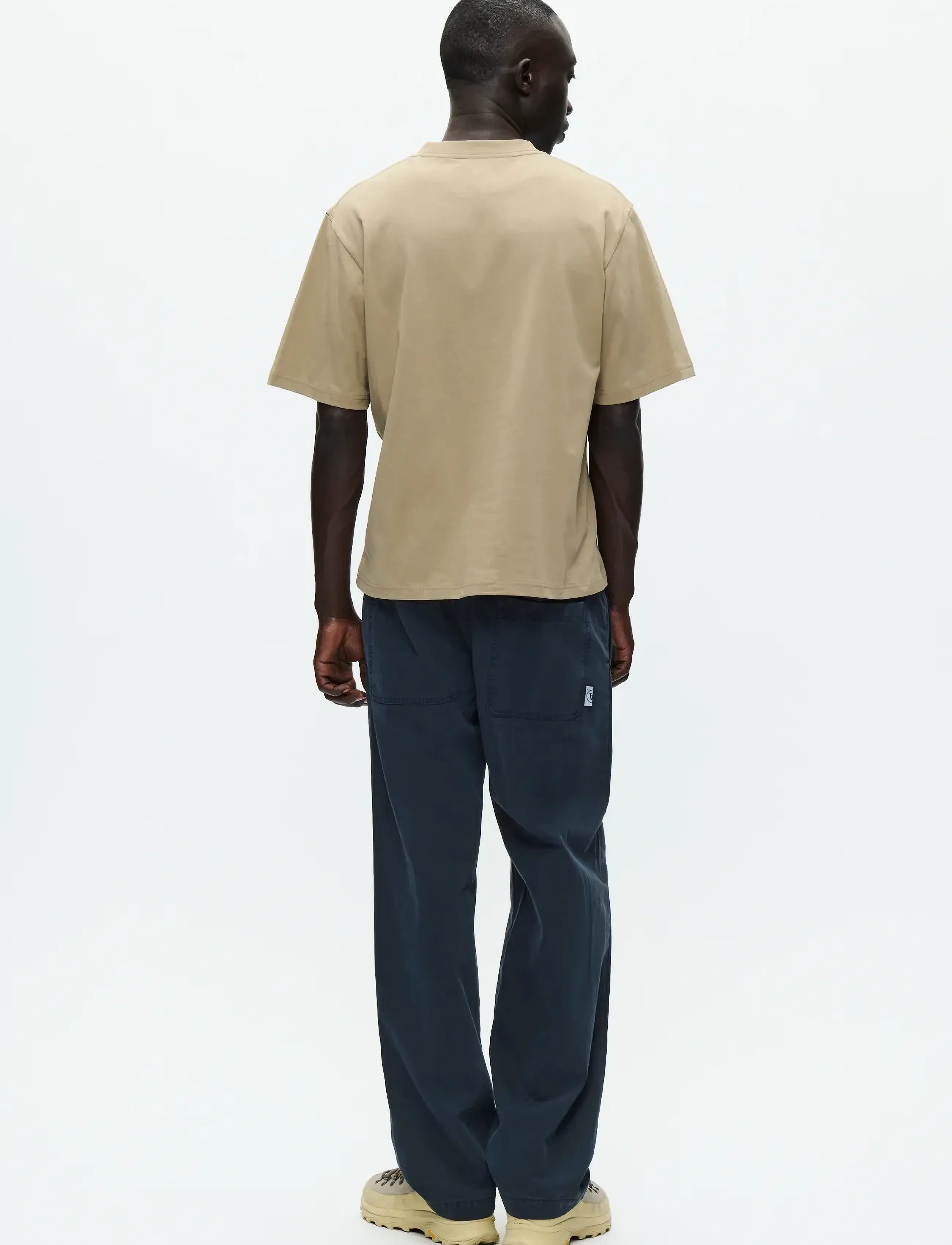 WOOD WOOD - WWLiam tee AAchest 25220 - kortærmede t-shirts - greige - 3