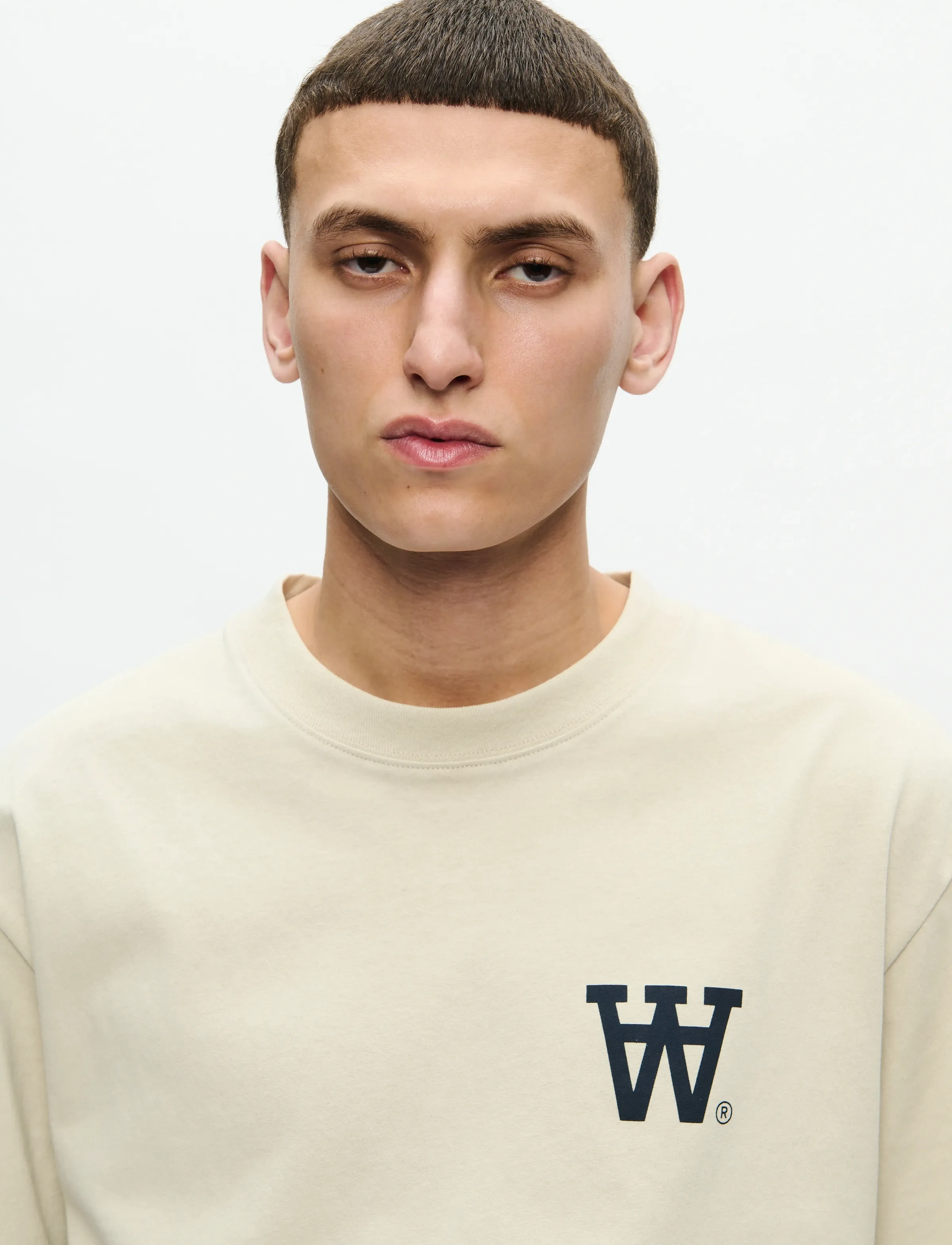 WOOD WOOD - WWLiam tee AAchest 25220 - kurzärmelig - moonstruck - 4