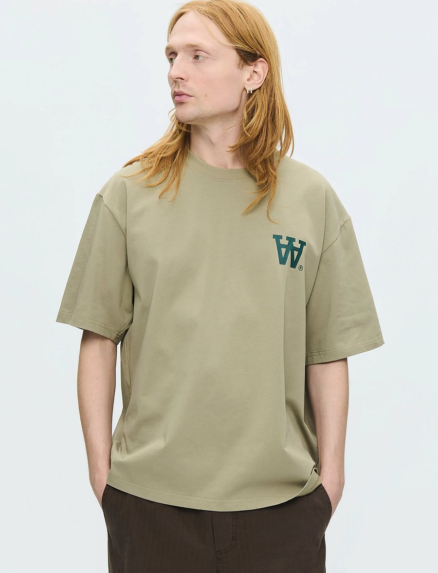 WOOD WOOD - WWLiam tee AAchest 25220 - kortærmede t-shirts - overland trek - 0