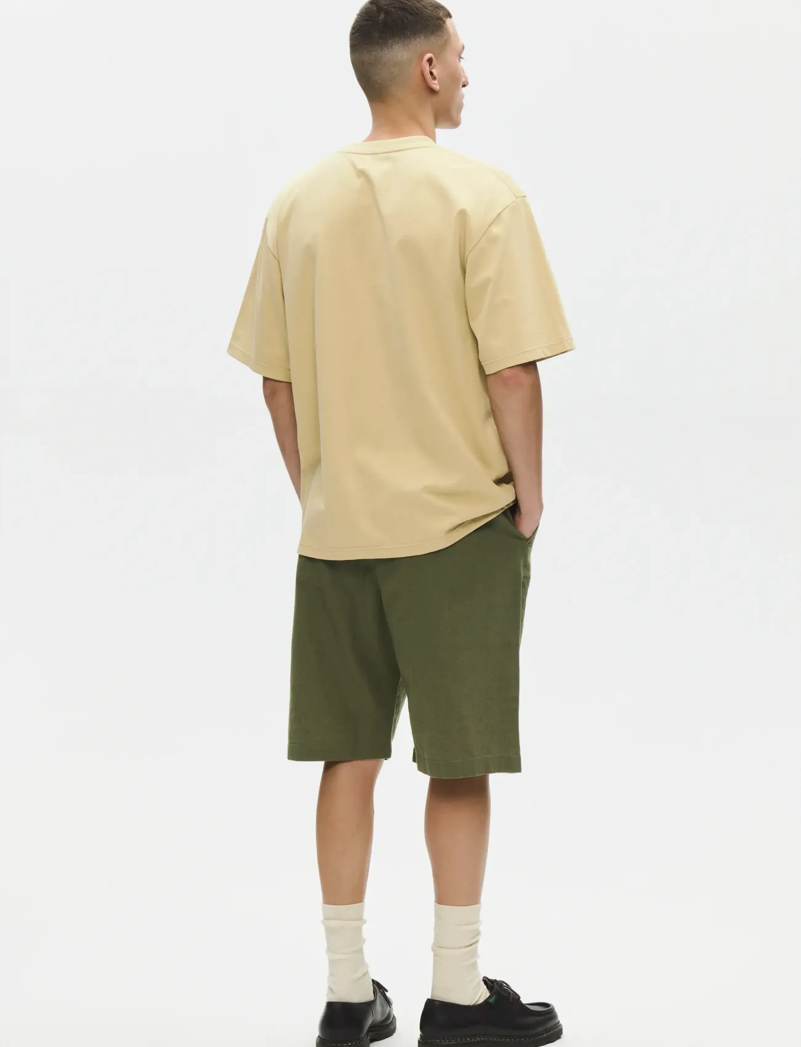 WOOD WOOD - WWLiam tee AAchest 25220 - kortærmede t-shirts - pale olive green - 2