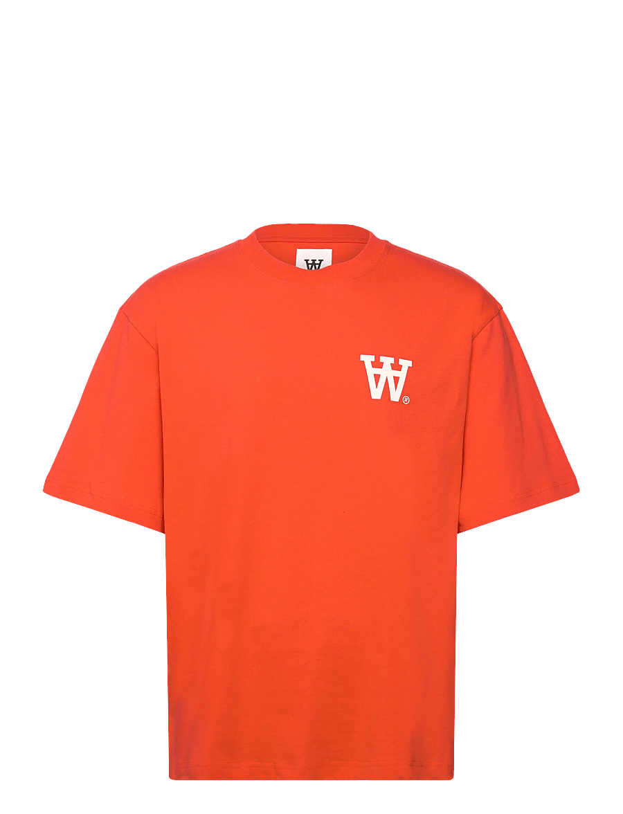 WOOD WOOD - WWLiam tee AAchest 25220 - kurzärmelige t-shirts - poinciana - 1