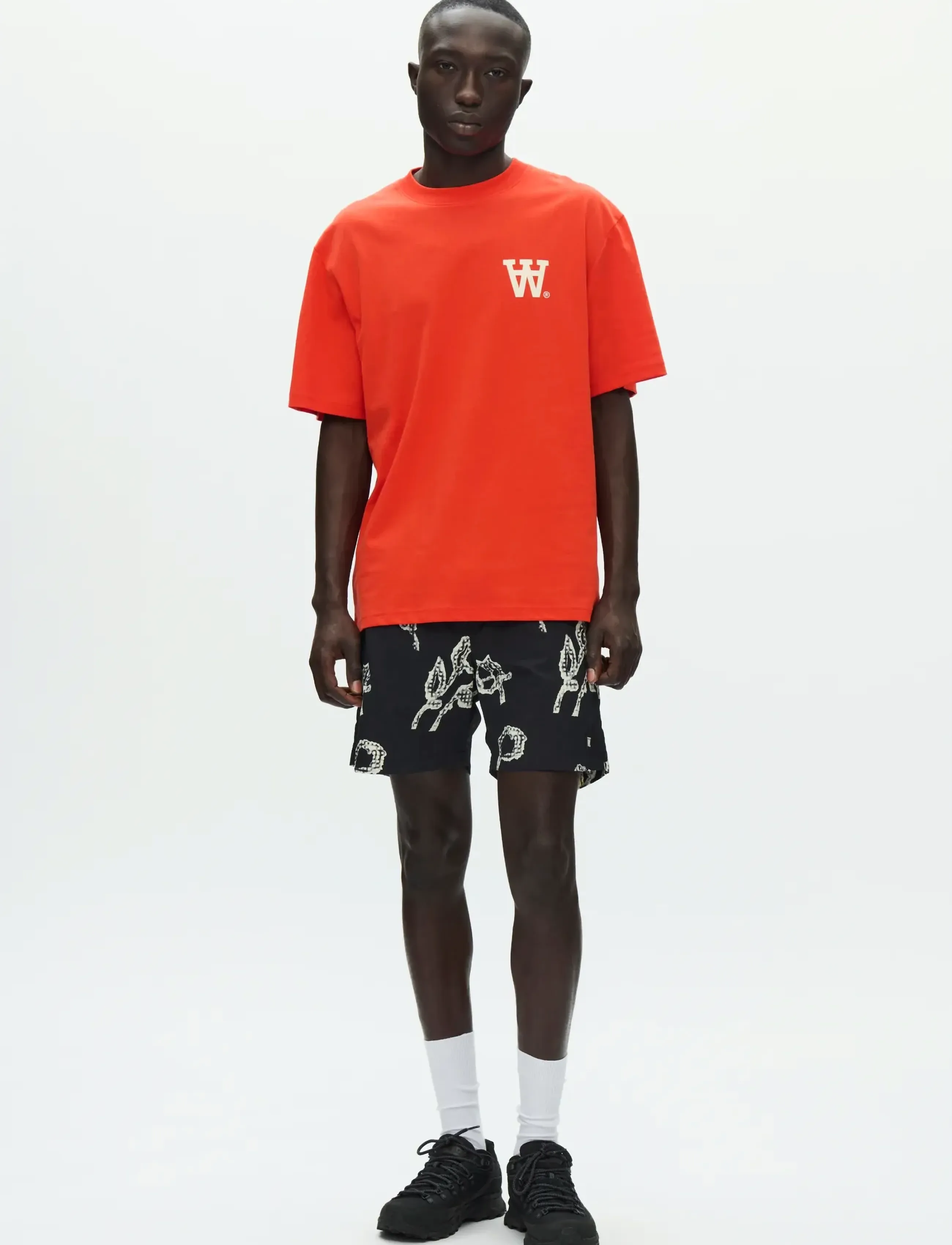 WOOD WOOD - WWLiam tee AAchest 25220 - lühikeste varrukatega t-särgid - poinciana - 3