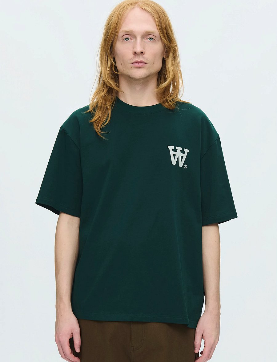 WOOD WOOD - WWLiam tee AAchest 25220 - short-sleeved t-shirts - ponderosa pine - 0