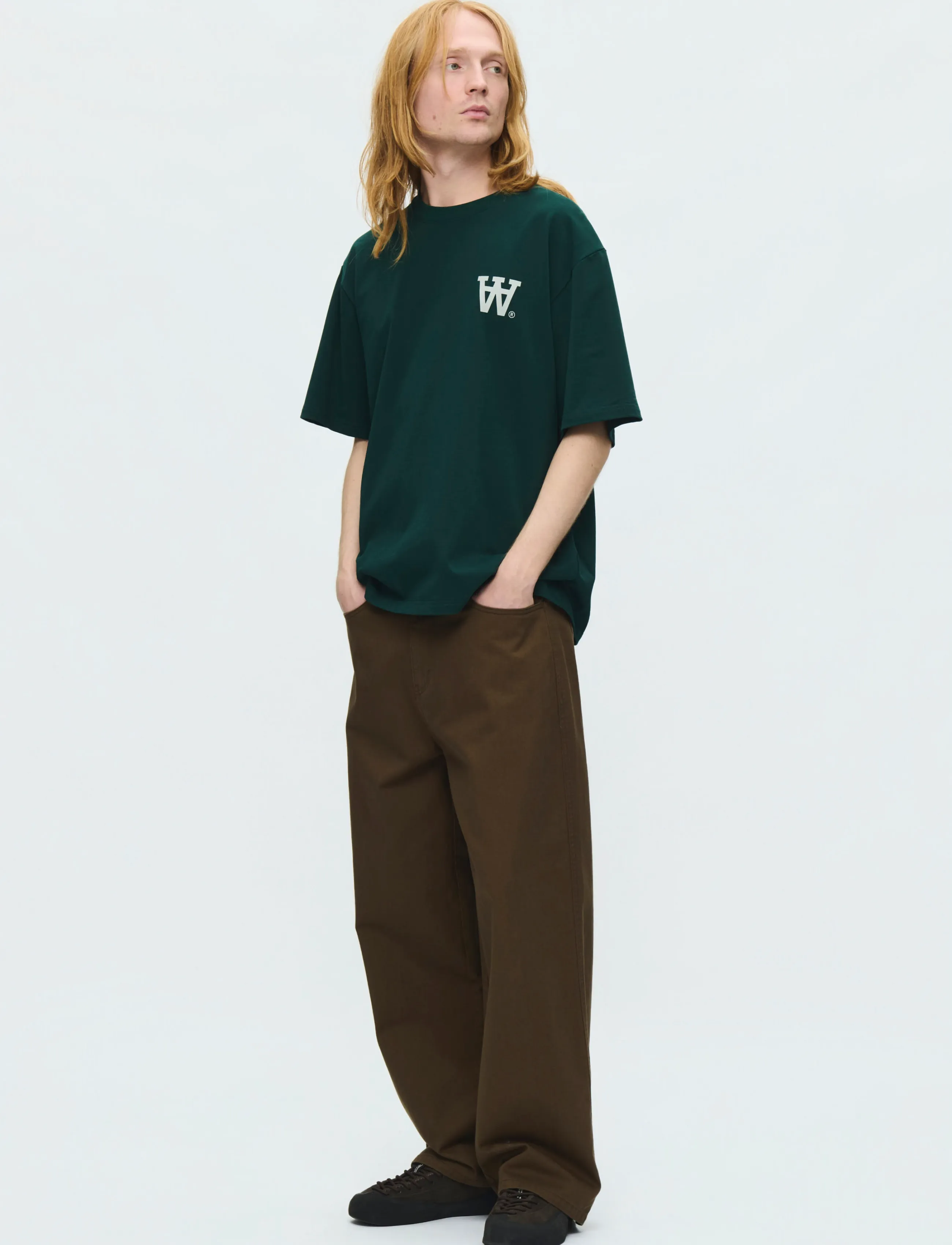 WOOD WOOD - WWLiam tee AAchest 25220 - kortærmede t-shirts - ponderosa pine - 3