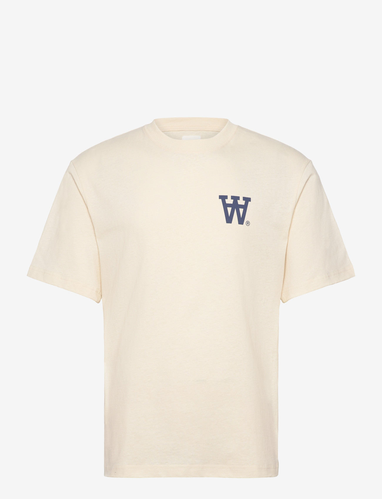 WOOD WOOD - WWLiam tee AAchest 25220 - kortærmede t-shirts - turtledove - 1