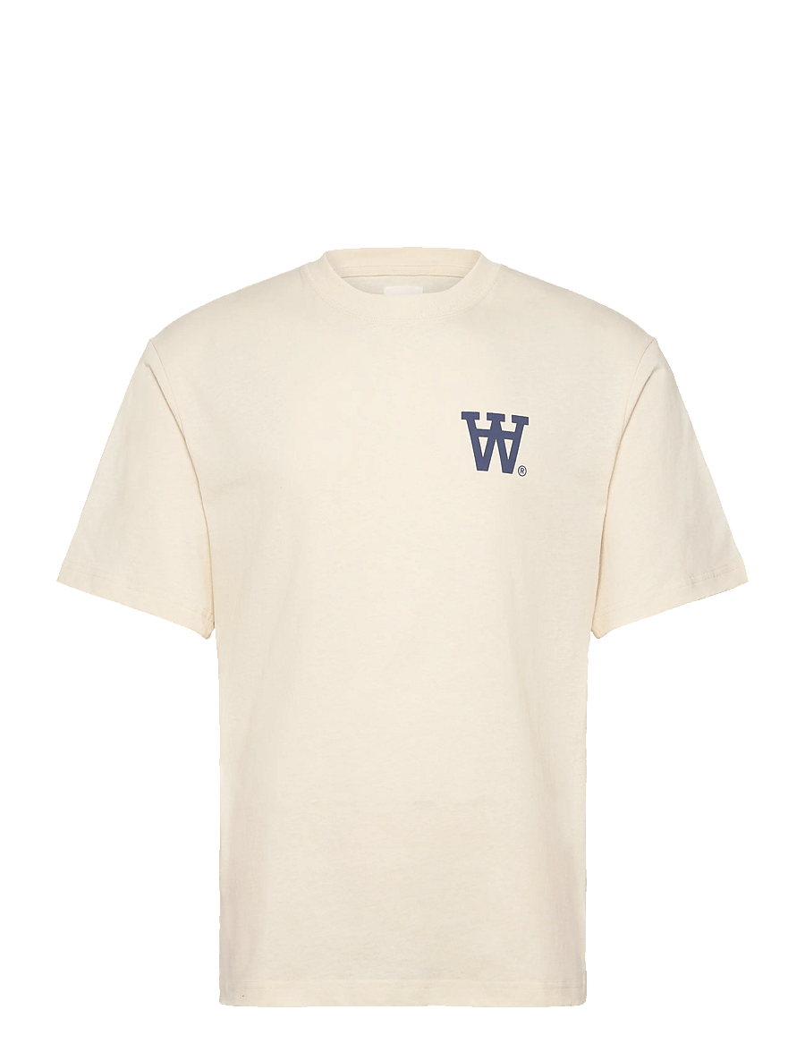 WOOD WOOD - WWLiam tee AAchest 25220 - short-sleeved t-shirts - turtledove - 1