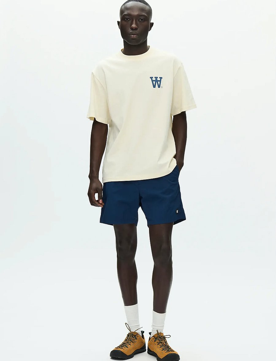 WOOD WOOD - WWLiam tee AAchest 25220 - short-sleeved t-shirts - turtledove - 3