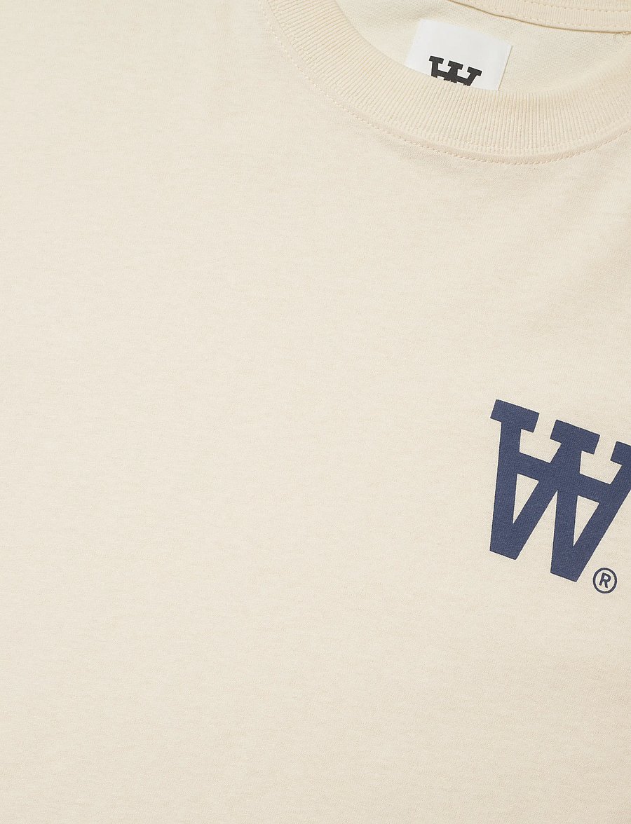 WOOD WOOD - WWLiam tee AAchest 25220 - short-sleeved t-shirts - turtledove - 5