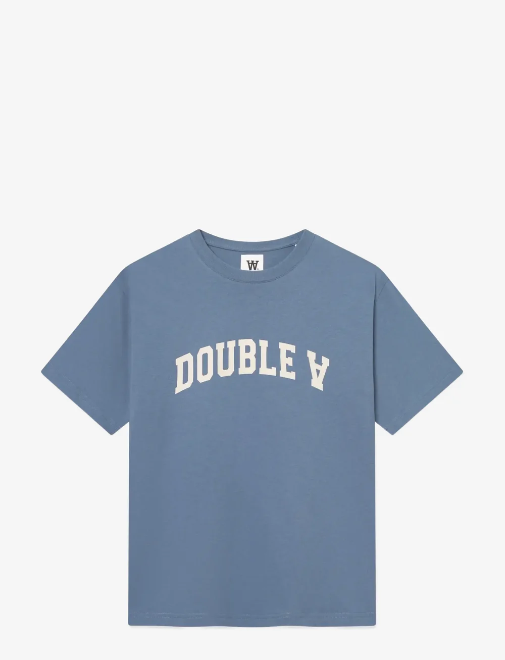 WOOD WOOD - WWAce tee AAarch 25220 - kortærmede t-shirts - bluefin - 1