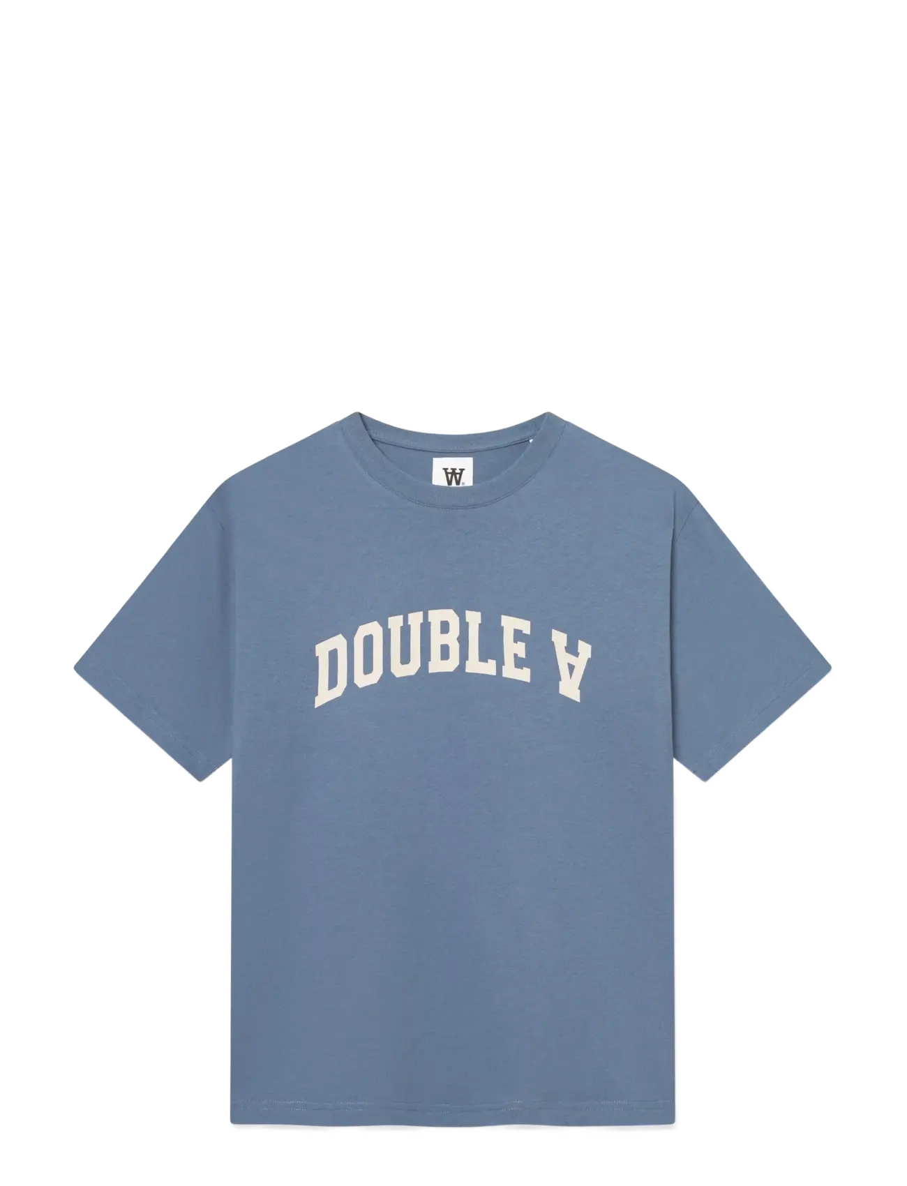 WOOD WOOD WWAce tee AAarch 25220 - Wood Wood Double A - BLUEFIN / blue