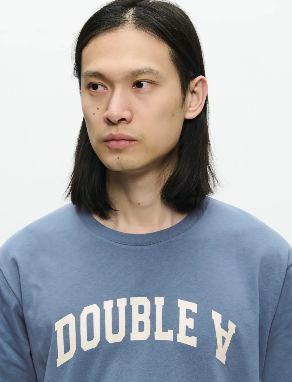 WOOD WOOD - WWAce tee AAarch 25220 - kortærmede t-shirts - bluefin - 0