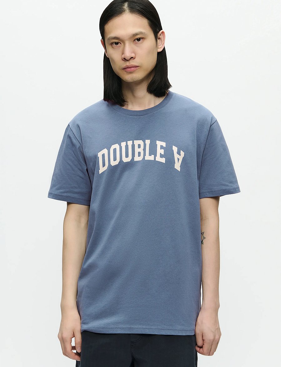 WOOD WOOD - WWAce tee AAarch 25220 - lühikeste varrukatega t-särgid - bluefin - 3