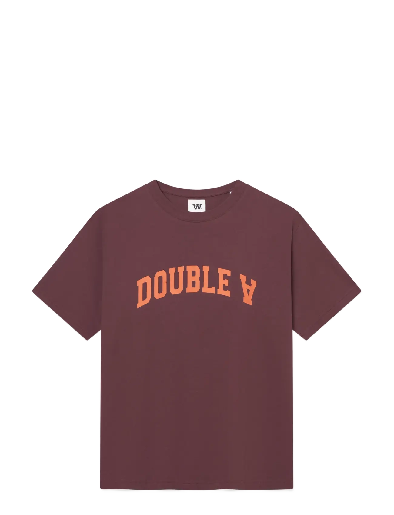 WOOD WOOD WWAce tee AAarch 25220 - Wood Wood Double A - DECADENT CHOCOLATE / burgundy