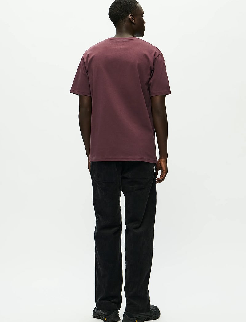 WOOD WOOD - WWAce tee AAarch 25220 - kortærmede t-shirts - decadent chocolate - 3