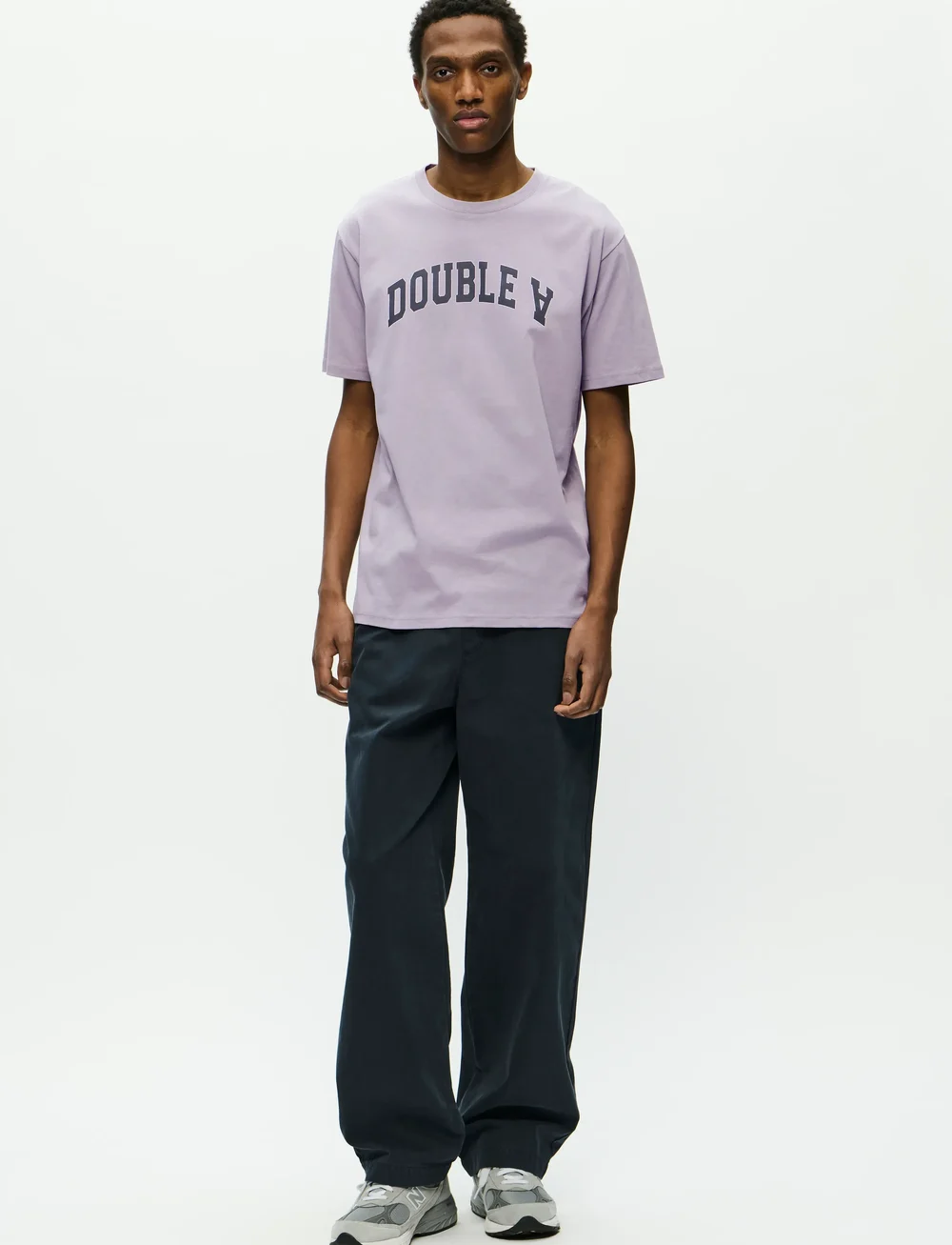 WOOD WOOD - WWAce tee AAarch 25220 - lyhythihaiset - minimal gray - 2