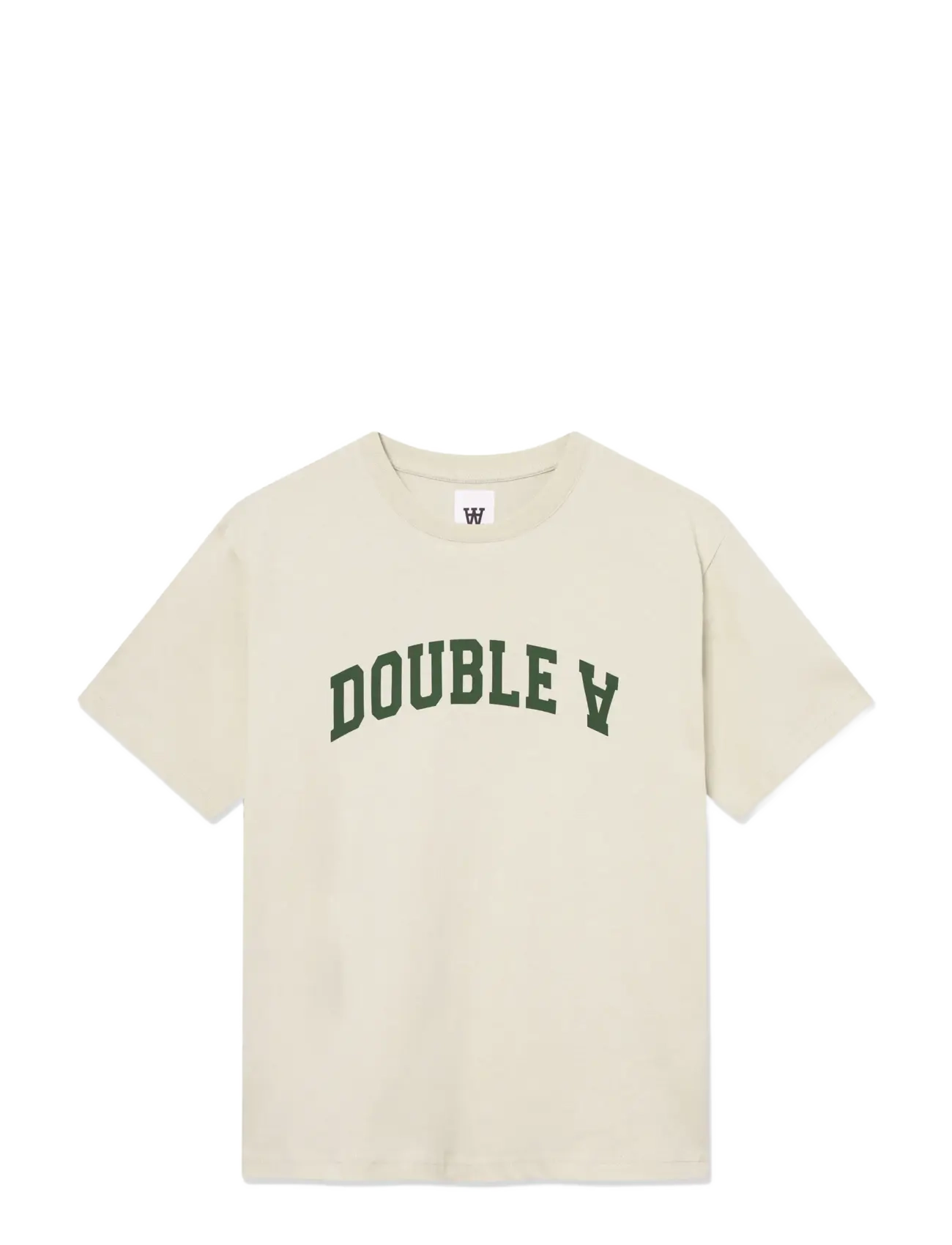 WOOD WOOD WWAce tee AAarch 25220 - Wood Wood Double A - MOONSTRUCK / cream