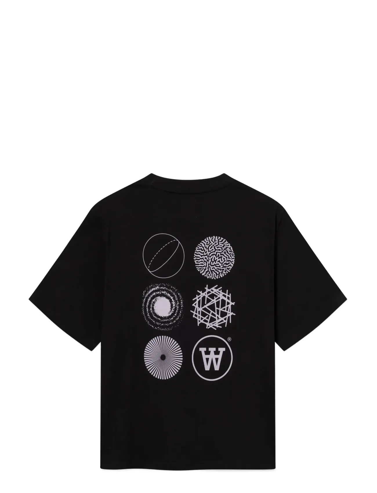 WOOD WOOD - WWLiam tee AAcomp 25074 - marškinėliai trumpomis rankovėmis - black - 2