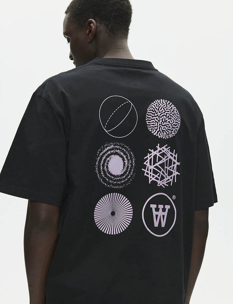 WOOD WOOD - WWLiam tee AAcomp 25074 - lühikeste varrukatega t-särgid - black - 3