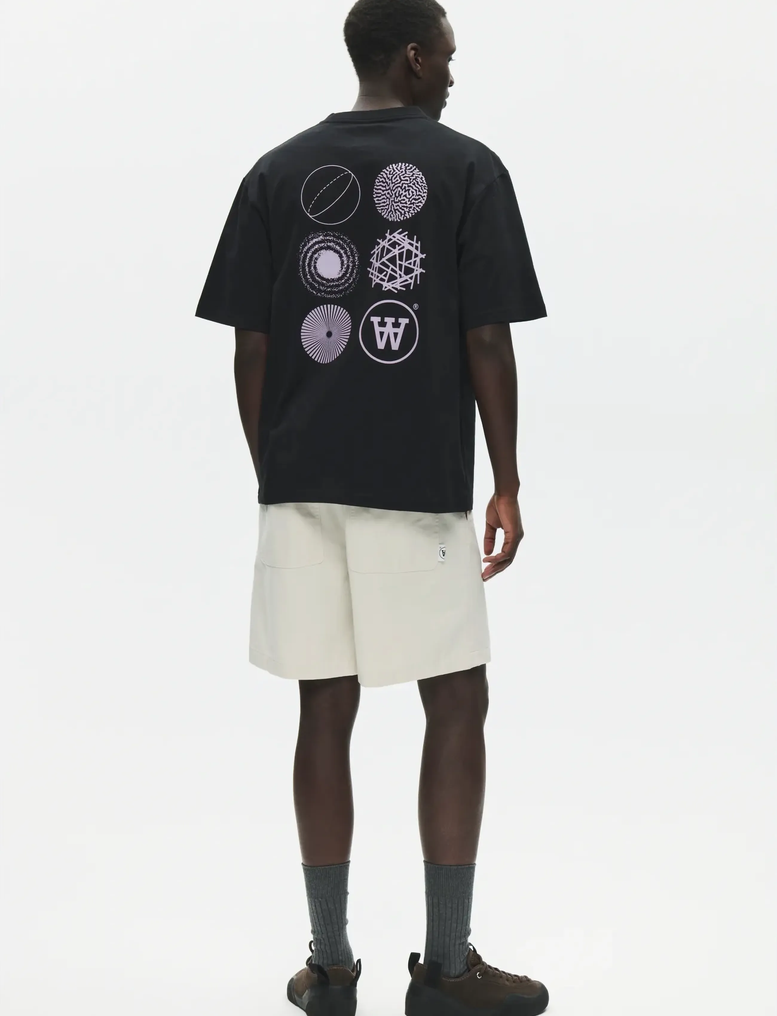 WOOD WOOD - WWLiam tee AAcomp 25074 - marškinėliai trumpomis rankovėmis - black - 5