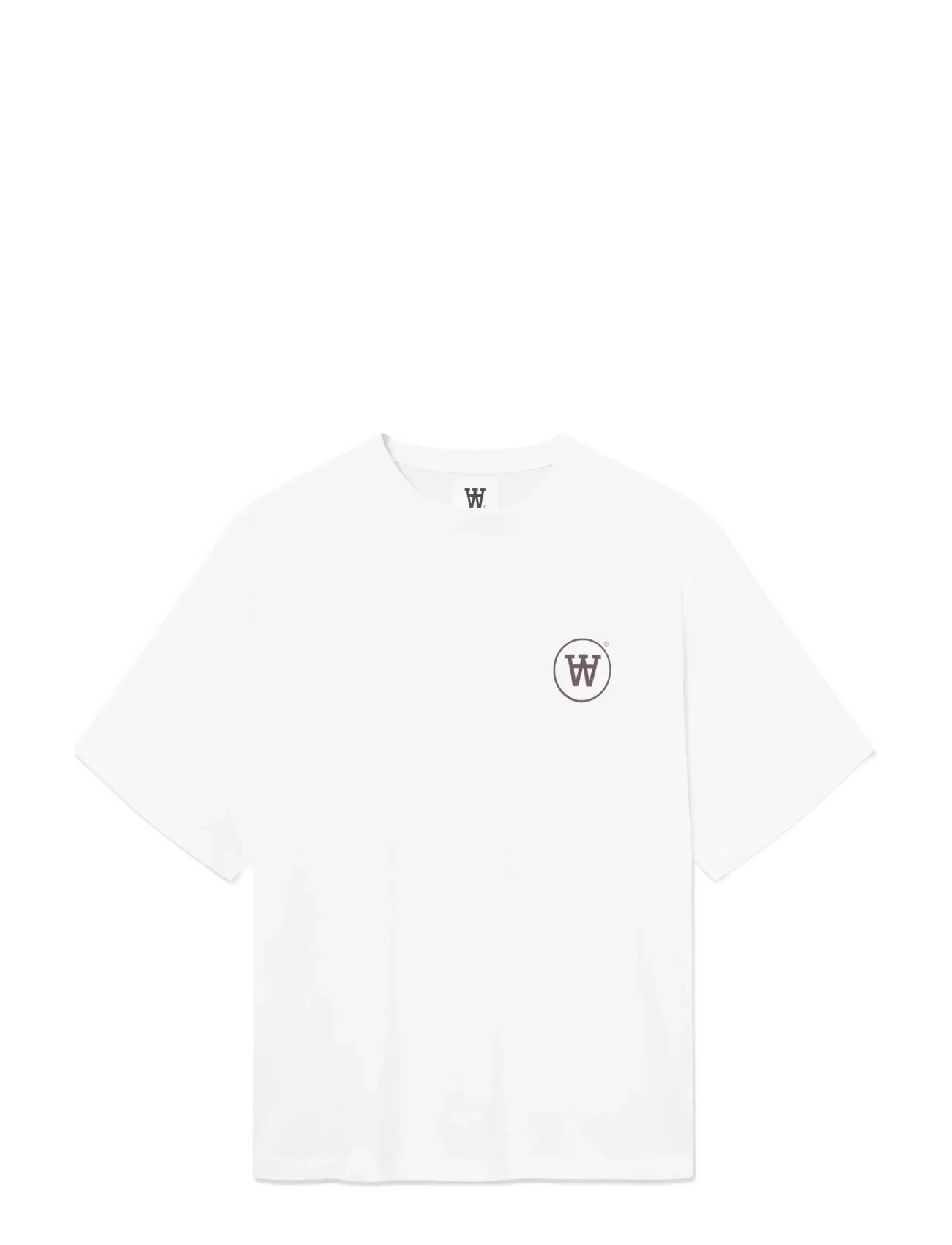 WOOD WOOD WWLiam tee AAcomp 25074 - T-shirts - BRIGHT WHITE / white