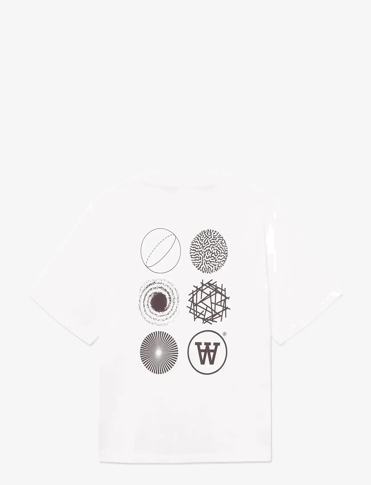 WOOD WOOD - WWLiam tee AAcomp 25074 - kortermede t-skjorter - bright white - 2